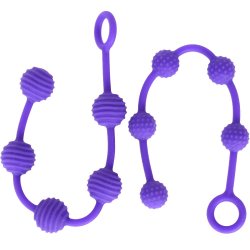 Posh Silicone "O" Anal Beads Set - Purple Sex Toy Posh Silicone "O" Anal Beads Set - Purple Sex Toy