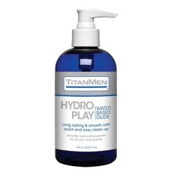 TitanMen Hydro Play: Water Based Glide - 8 oz. Sex Toy TitanMen Hydro Play: Water Based Glide - 8 oz. Sex Toy