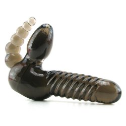 Fetish Fantasy Strapless Strap On With Anal Stimulator - 5" - Black Sex Toy Fetish Fantasy Strapless Strap On With Anal Stimulator - 5" - Black Sex Toy