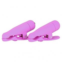 Fetish Fantasy Wireless Vibrating Nipple Clamps -Pink Sex Toy Fetish Fantasy Wireless Vibrating Nipple Clamps -Pink Sex Toy