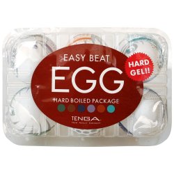 Tenga Easy Beat Egg 6 Pack - Hard Boiled Sex Toy Tenga Easy Beat Egg 6 Pack - Hard Boiled Sex Toy