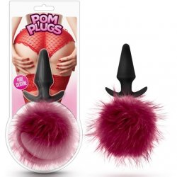 Pom Plugs Fur Pom Pom - Fucshia Sex Toy Pom Plugs Fur Pom Pom - Fucshia Sex Toy