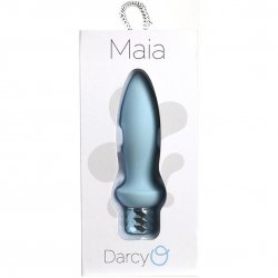 Maia: Darcy Crystal Gem Booty Bullet - Blue Sex Toy Maia: Darcy Crystal Gem Booty Bullet - Blue Sex Toy
