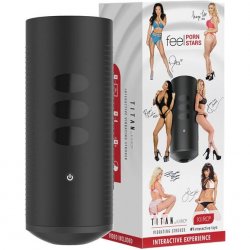 Kiiroo: Titan Feel Porn Stars Experience Stroker - Black Sex Toy Kiiroo: Titan Feel Porn Stars Experience Stroker - Black Sex Toy