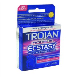 Trojan Double Ecstasy - 3 pack Sex Toy Trojan Double Ecstasy - 3 pack Sex Toy
