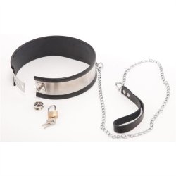 Rapture: Steel Band Collar With Leash Sex Toy Rapture: Steel Band Collar With Leash Sex Toy