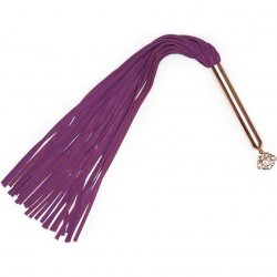 Fifty Shades Freed: Cherished Collection Suede Flogger With Purple and Gold Handle Sex Toy Fifty Shades Freed: Cherished Collection Suede Flogger With Purple and Gold Handle Sex Toy