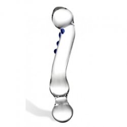 Glas 6" Curved G-Spot Glass Dildo Sex Toy Glas 6" Curved G-Spot Glass Dildo Sex Toy