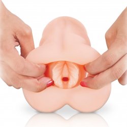 Peek-A-Boo Pussy with Spreadable Lips Sex Toy Peek-A-Boo Pussy with Spreadable Lips Sex Toy