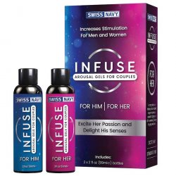 Swiss Navy: 2 in 1 Infuse - His/Hers Sex Toy Swiss Navy: 2 in 1 Infuse - His/Hers Sex Toy