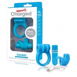 Screaming O Charged CombO Kit #1 - Blue Sex Toy Screaming O Charged CombO Kit #1 - Blue Sex Toy