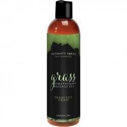 Intimate Earth: Aromatherapy Massage Oil Fresh Cut Grass - 8oz Sex Toy Intimate Earth: Aromatherapy Massage Oil Fresh Cut Grass - 8oz Sex Toy