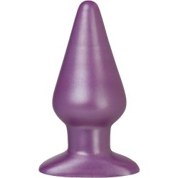 Platinum Silicone: The Super Big End - Large Butt Plug - Purple Sex Toy Platinum Silicone: The Super Big End - Large Butt Plug - Purple Sex Toy