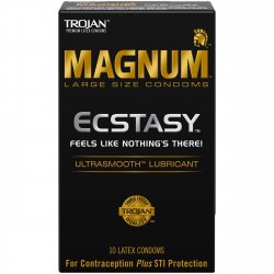 Trojan Magnum Ecstasy - 10 Pack Sex Toy Trojan Magnum Ecstasy - 10 Pack Sex Toy