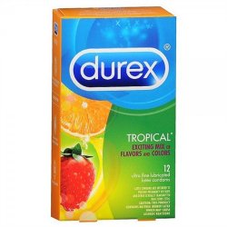 Durex Tropical Color & Scents Condoms - Box of 12 Sex Toy Durex Tropical Color & Scents Condoms - Box of 12 Sex Toy