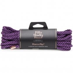 Fifty Shades Freed: Want to Play? 10m Silky Bondage Rope Sex Toy Fifty Shades Freed: Want to Play? 10m Silky Bondage Rope Sex Toy
