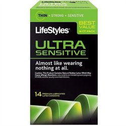 LifeStyles Ultra Sensitive Lubricated - 12 Pack Sex Toy LifeStyles Ultra Sensitive Lubricated - 12 Pack Sex Toy