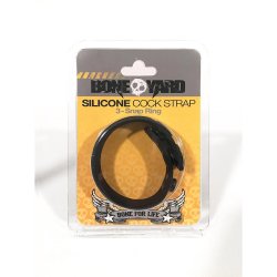 Boneyard Cock Strap - 3 Snap Ring Sex Toy Boneyard Cock Strap - 3 Snap Ring Sex Toy