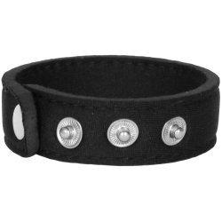 Perfect Fit: Snap Neoprene Cock Ring Sex Toy Perfect Fit: Snap Neoprene Cock Ring Sex Toy