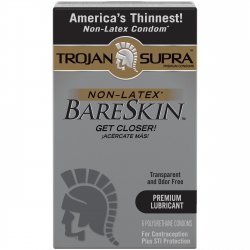 Trojan Supra Bareskin - 6 Pack Sex Toy Trojan Supra Bareskin - 6 Pack Sex Toy