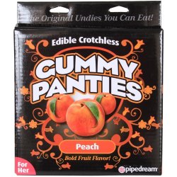 Edible Crotchless Gummy Panties - Peach Sex Toy Edible Crotchless Gummy Panties - Peach Sex Toy