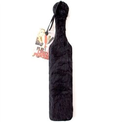 Fur-Lined Paddle - Black Sex Toy Fur-Lined Paddle - Black Sex Toy