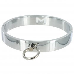 Master Series: Chrome Slave Collar - Med/Lg Sex Toy Master Series: Chrome Slave Collar - Med/Lg Sex Toy