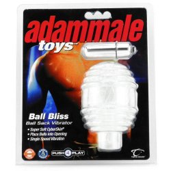 Ball Bliss Ball Sack Vibrator - Clear Sex Toy Ball Bliss Ball Sack Vibrator - Clear Sex Toy