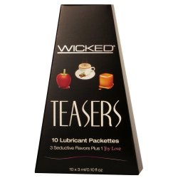 Wicked Teasers - 10 Lubricant Packettes Sex Toy Wicked Teasers - 10 Lubricant Packettes Sex Toy