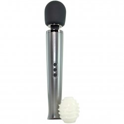Le Wand 30-function Rechargeable Wand Massager - Grey Sex Toy Le Wand 30-function Rechargeable Wand Massager - Grey Sex Toy