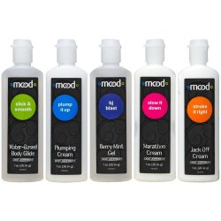 Mood: Pleasure For Him Gels - 5 Pack - 1 oz. ea. Sex Toy Mood: Pleasure For Him Gels - 5 Pack - 1 oz. ea. Sex Toy