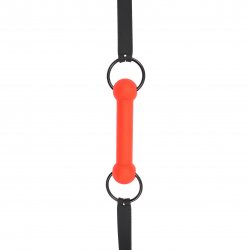 Deviant - Kink Line - STFU Bit Gag - Black & Orange Sex Toy Deviant - Kink Line - STFU Bit Gag - Black & Orange Sex Toy
