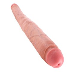 King Cock: 16 Inch Tapered Double Ender - Flesh Sex Toy King Cock: 16 Inch Tapered Double Ender - Flesh Sex Toy