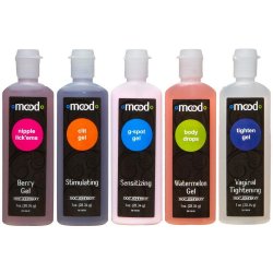 Mood: Pleasure For Her Gels - 5 Pack - 1 oz. ea. Sex Toy Mood: Pleasure For Her Gels - 5 Pack - 1 oz. ea. Sex Toy