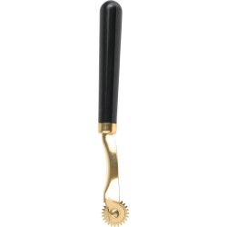 Fetish Fantasy Wartenberg Wheel - Black And Gold Sex Toy Fetish Fantasy Wartenberg Wheel - Black And Gold Sex Toy