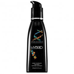 Wicked Hybrid Water & Silicone Blended Lubricant - 8oz. Sex Toy Wicked Hybrid Water & Silicone Blended Lubricant - 8oz. Sex Toy