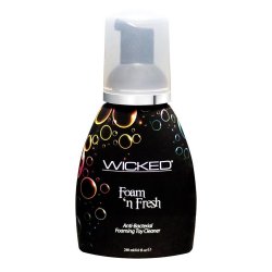 Wicked Foam N Fresh Anti-Bacterial Foaming Toy Cleaner - 8 oz. Sex Toy Wicked Foam N Fresh Anti-Bacterial Foaming Toy Cleaner - 8 oz. Sex Toy