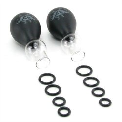 Fashionistas: Black Glass Nipple Suckers Sex Toy Fashionistas: Black Glass Nipple Suckers Sex Toy