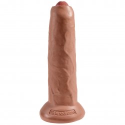 King Cock 9" Uncut Cock - Tan Sex Toy King Cock 9" Uncut Cock - Tan Sex Toy